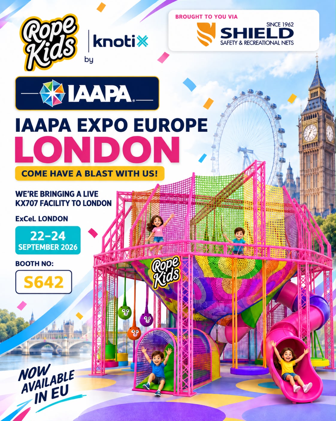 IAAPA Expo Europe London için KX707 XL duyuru görseli